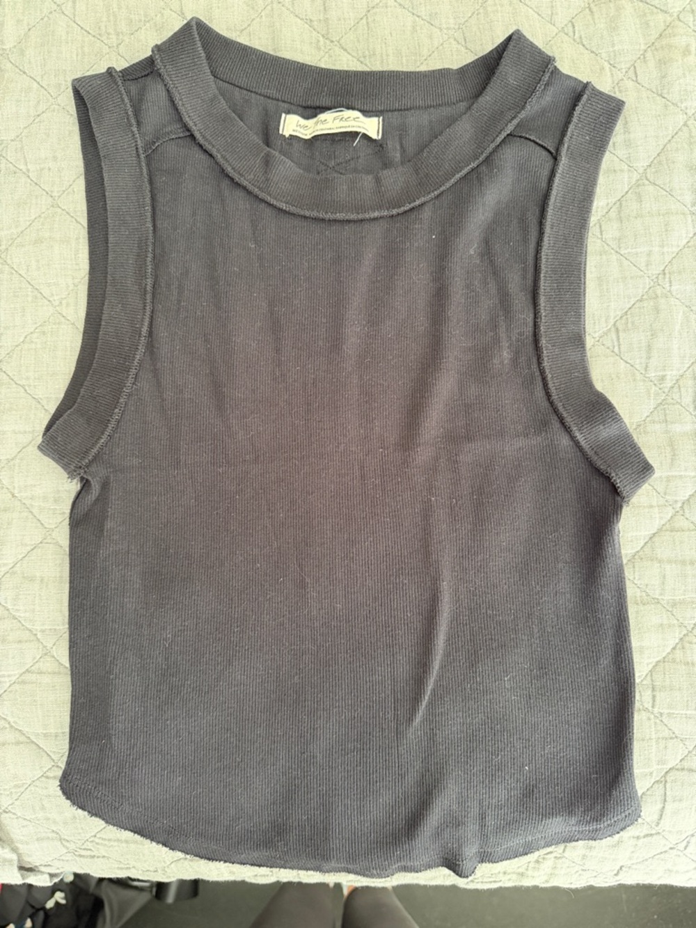 WE THE FREE KATE TANK IN BLACK - Picture 4 of 4